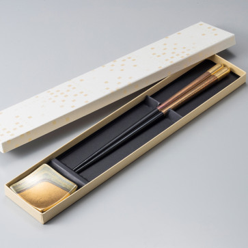 Chopsticks and Chopsticks Holder Set: Kodaihaku【Free Shipping】