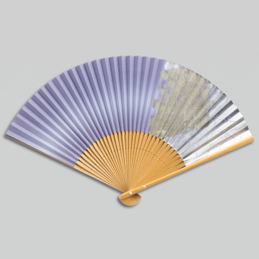 Kanazawa Gold Leaf Folding Fan: fujinezu 【Free Shipping】