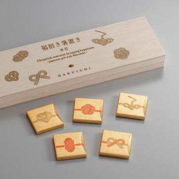 Fortune Chopstick Rests – Set of 5 Mizuhiki【Free Shipping】