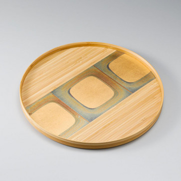 Kodaihaku  Bamboo Round Tray【Free Shipping】