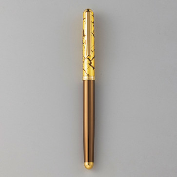 Crack Ballpoint Pen [Brown] 【Free Shipping】