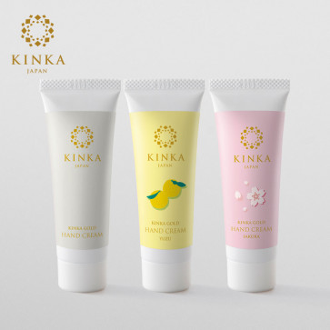 Kinka Gold Hand Cream Collection 25g (set of 3)【Free Shipping】