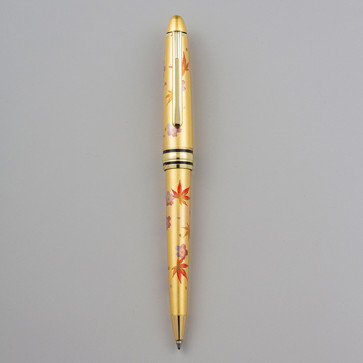 Maki-e Ballpoint Pen [Spring and Fall Design (gold)] 【Free Shipping】