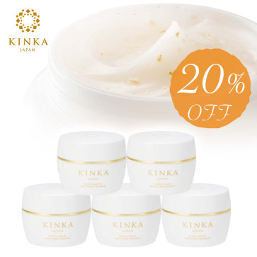 【Special Price】Kinka Gold Moisture Cream N [Set of 5pieces] -20%OFF 【Free Shipping】
