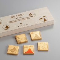 Fortune Chopstick Rests – Set of 5 Fuji Five Views【Free Shipping】