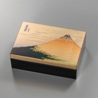Gold Leaf Art Accessory Box – Red fuji【Free Shipping】