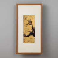 KOSON Art Panel [Horned Owl and Sparrow]【Free Shipping】