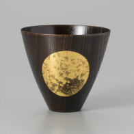 Oborozuki Lacquered Cup – Size M【Free Shipping】