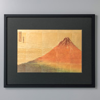 Red Fuji – 3D Framed Gold Leaf Artwork【Free Shipping】