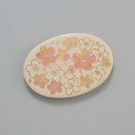 Offreel Sakura Oval Mirror Ivory【Free Shipping】