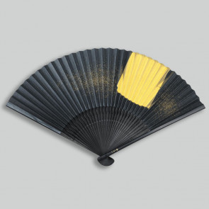 Kanazawa Gold Leaf Folding Fan: tsukiyo 【Free Shipping】