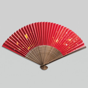 Kanazawa Gold Leaf Folding Fan: kirara 【Free Shipping】