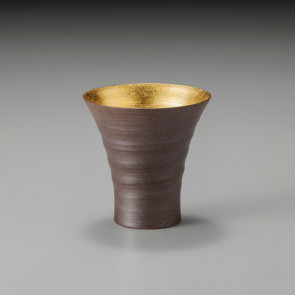 Gold Leaf Sake Cup "Suigetsu" -Ochoko-【Free Shipping】