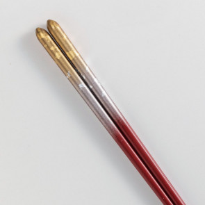 Chopsticks: Kasuminagashi [Gold x Silver/Red]【Free Shipping】