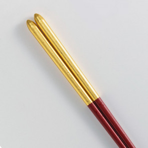 Chopsticks : Shizuku [Gold/Red]【Free Shipping】