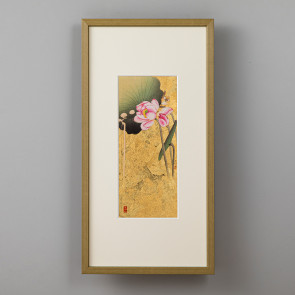 KOSON Art Panel [Lotus and Sparrow]【Free Shipping】