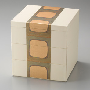 Kodaihaku Three-Layered Box  (5 inch) 【Free Shipping】