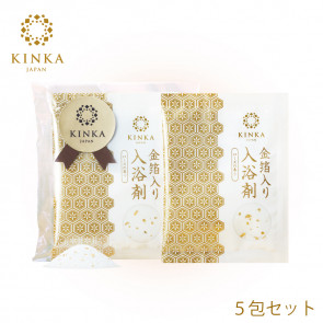 Kinka Gold Nano Rose Bath Powder N (Set of 5 Packets) 【Free Shipping】