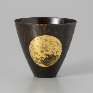 Oborozuki Lacquered Cup – Size M【Free Shipping】