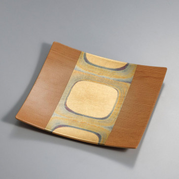 Kodaihaku Wooden Square Plates (M) 【Free Shipping】