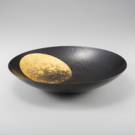 Oborozuki Lacquer Bowl 10 Sun (Approx. 30 cm)【Free Shipping】
