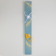 Kanazawa Mizuhiki Panel – Crane and Tortoise   [Blue]【Free Shipping】