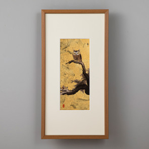 KOSON Art Panel [Horned Owl and Sparrow]【Free Shipping】