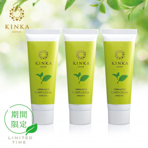 Kinka Gold Hand Cream Matcha 25g (set of 3)【Free Shipping】