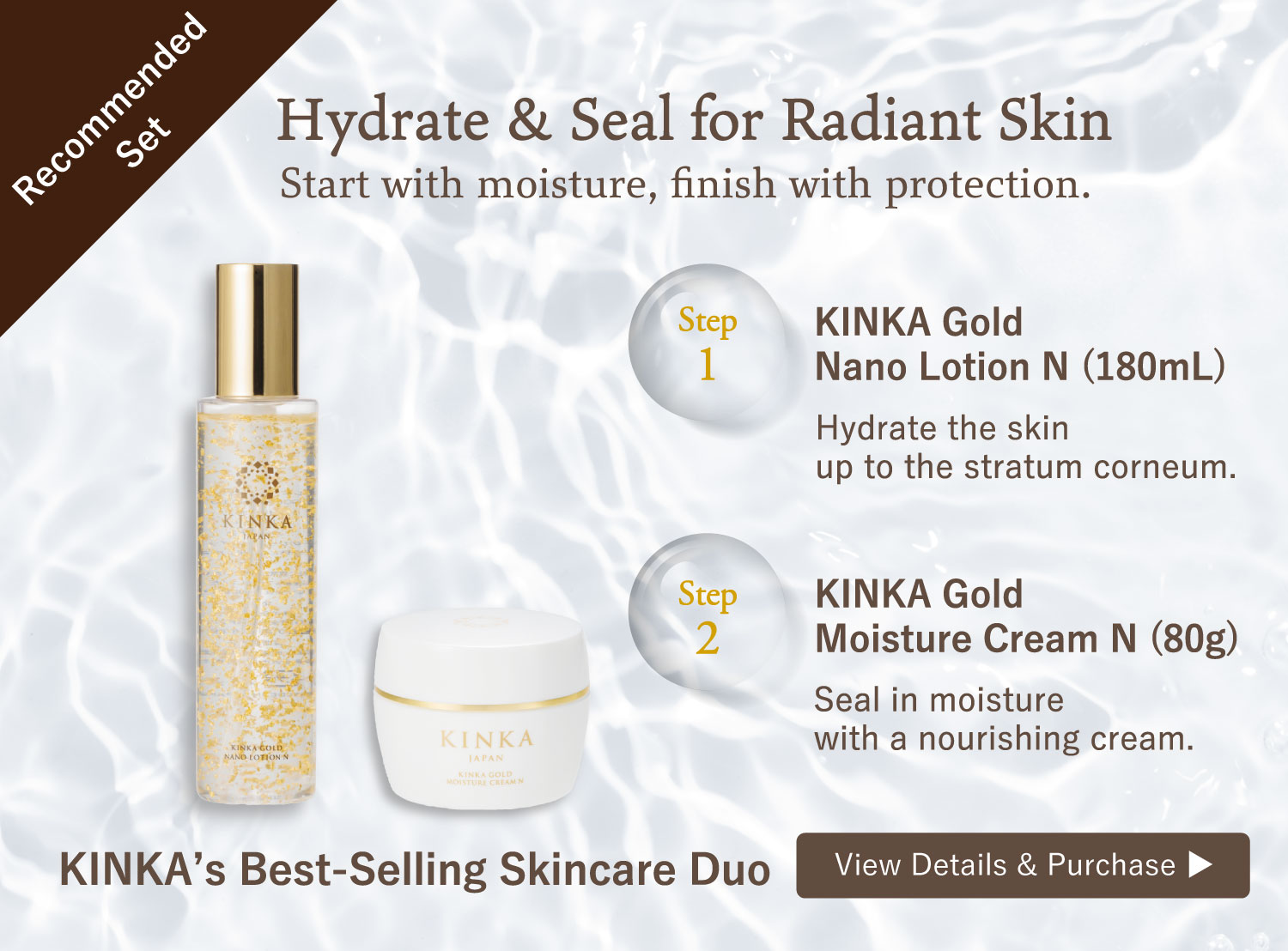KINKA Gold Skincare Set